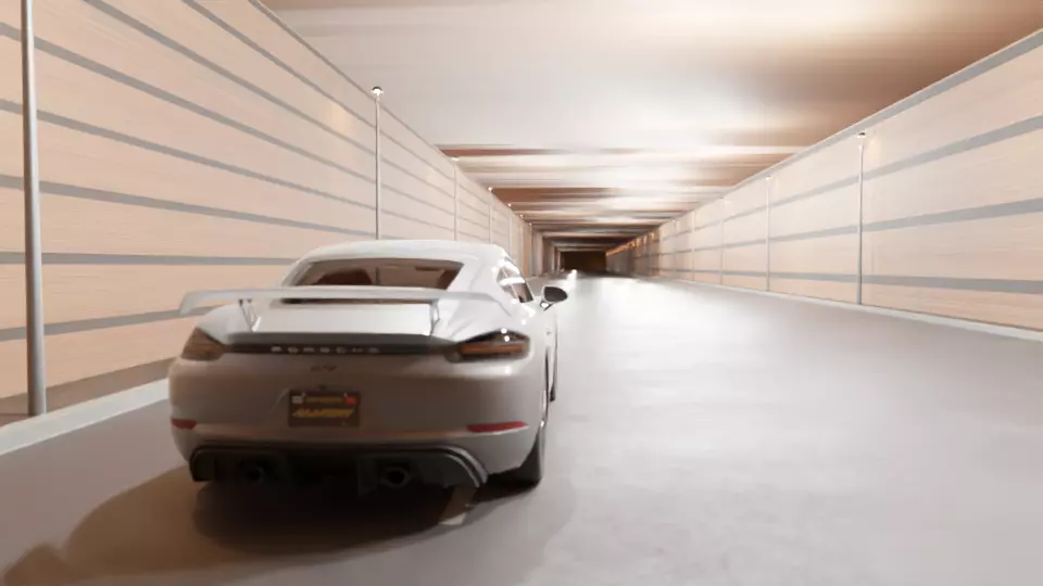 Porche Car racing 3D model