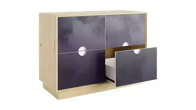 Riley Drawer Unit by So Watt 3D model