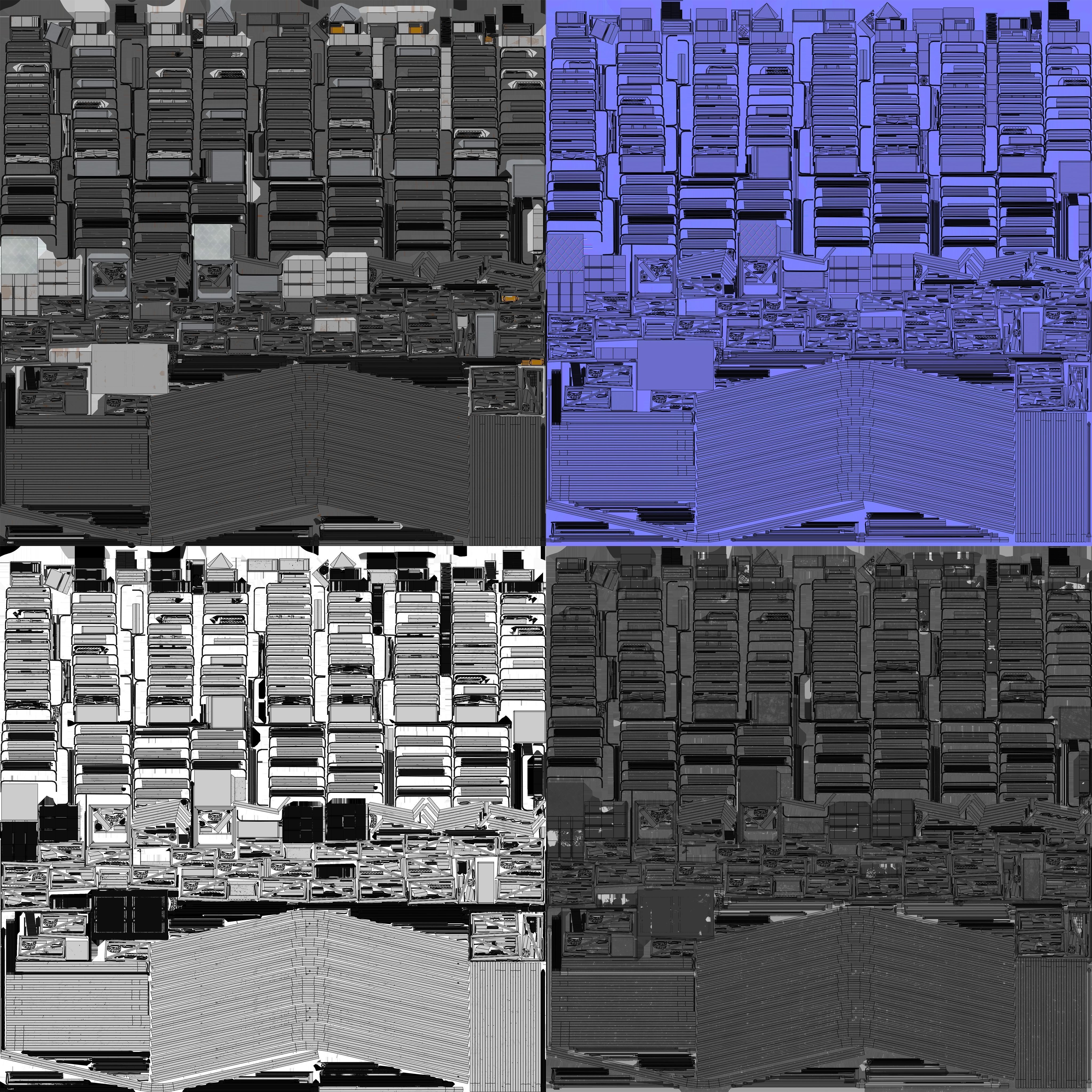 Planetary Storage Module Low-poly 3D model_10