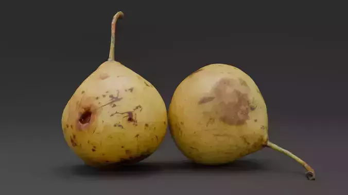 Pear 3d model Low-poly 3D model Pear 3d model Low-poly 3D model