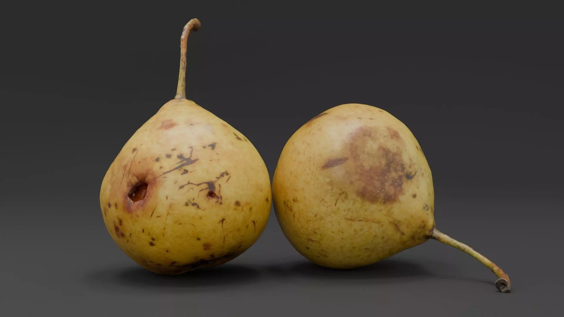Pear 3d model Low-poly 3D model_0