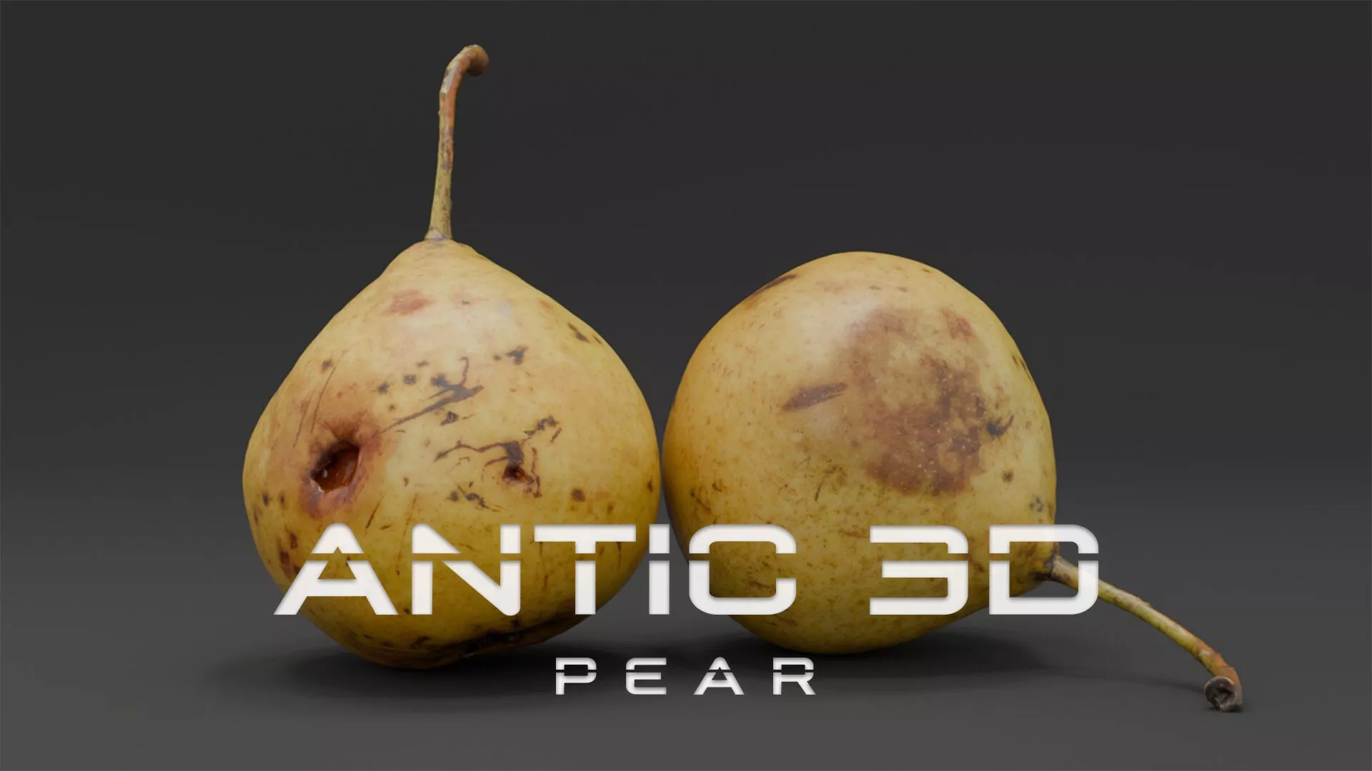 Pear 3d model Low-poly 3D model