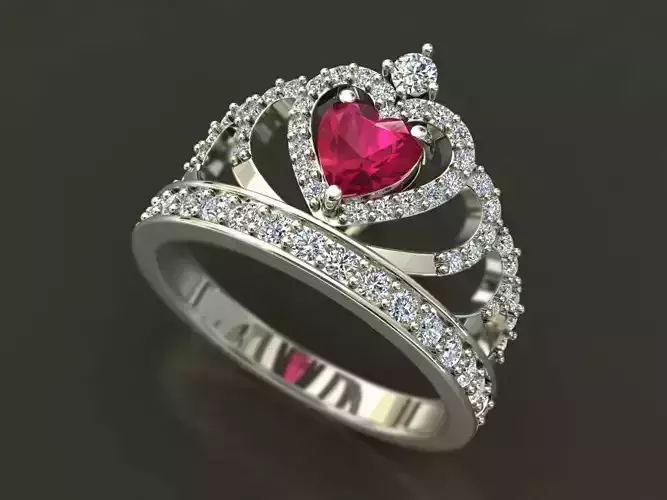 Diamond Ring Crown princess