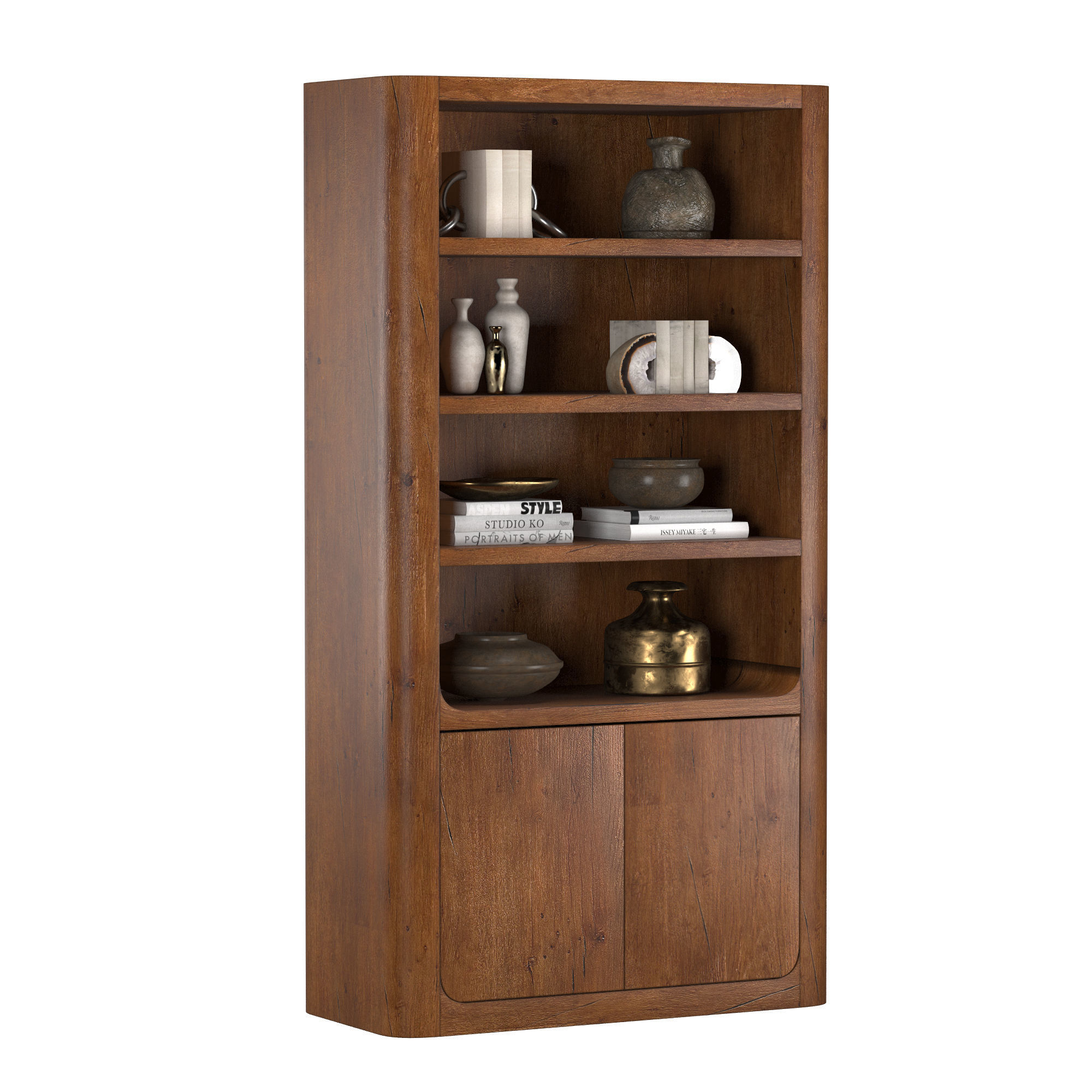 OSLO SOLID SIDEBOARD and HUTCH 3D model_3