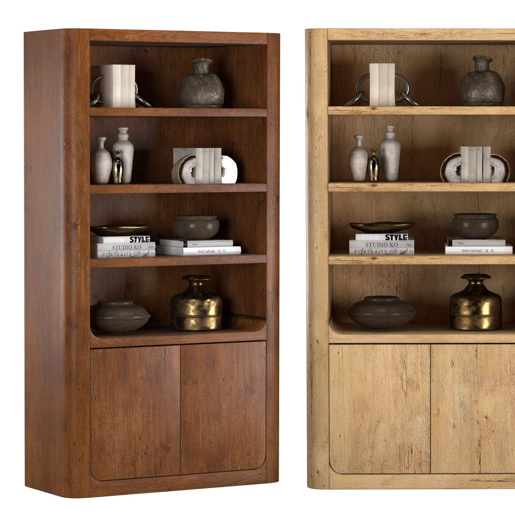 OSLO SOLID SIDEBOARD and HUTCH 3D model_0