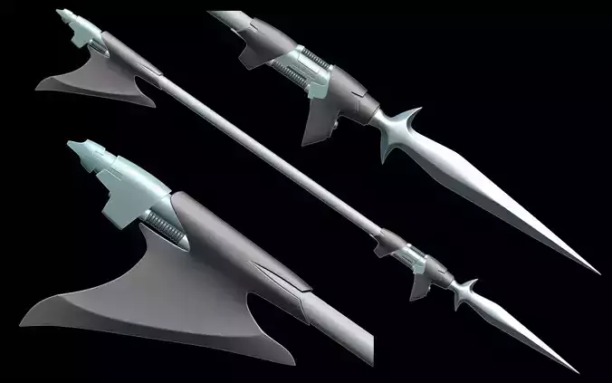 Spear from comics about Ochi of Bestoon 3D print model