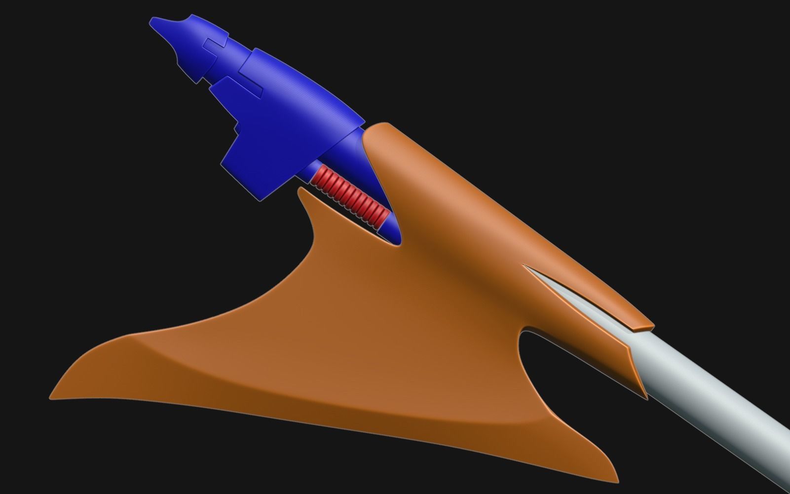 Spear from comics about Ochi of Bestoon 3D print model_7