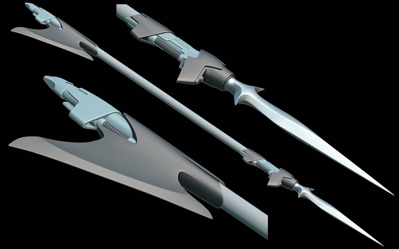 Spear from comics about Ochi of Bestoon 3D print model_1