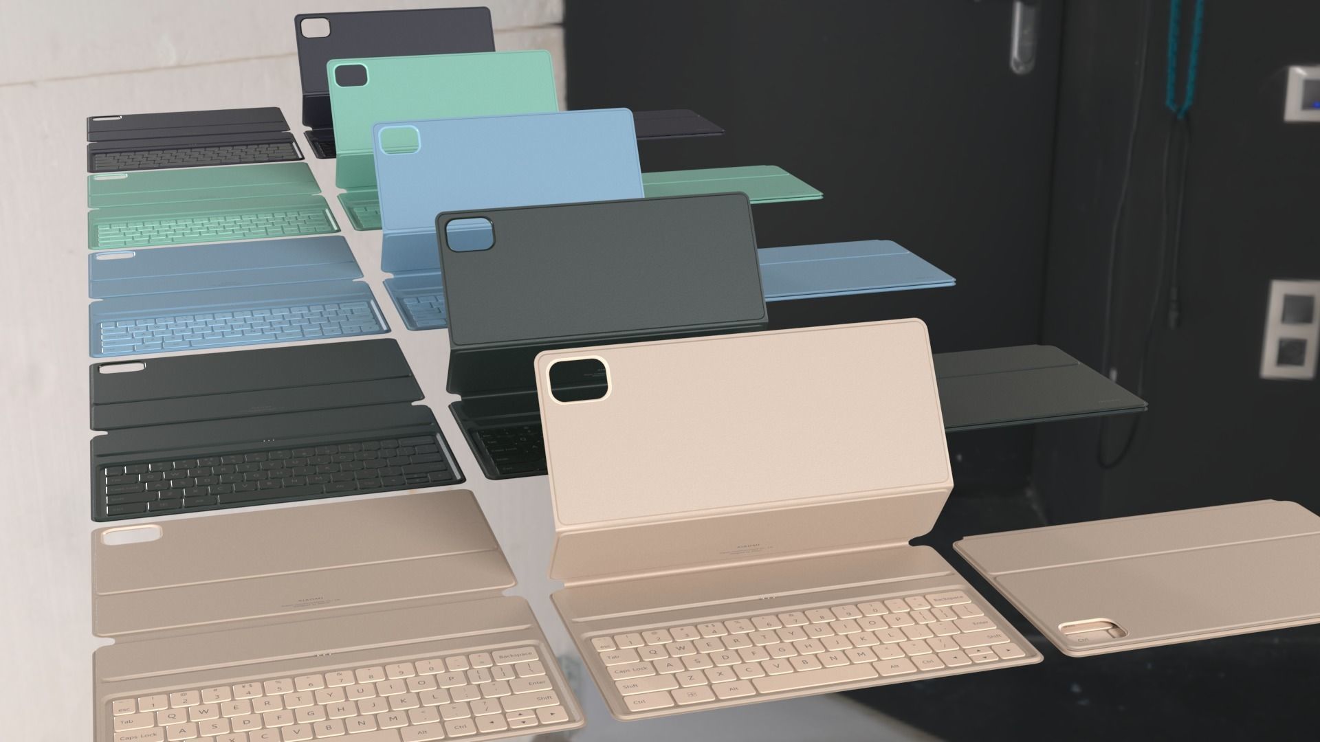 Xiaomi Pad 5 Keyboard Case 3D model_6