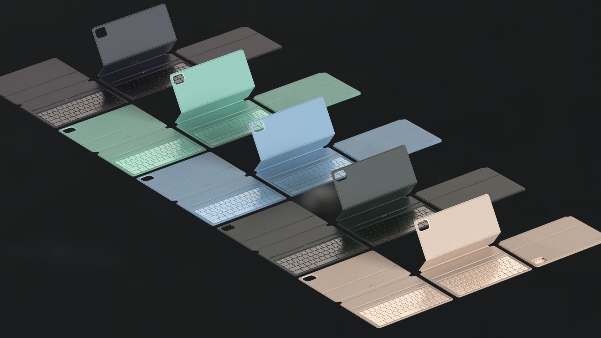 Xiaomi Pad 5 Keyboard Case 3D model_5