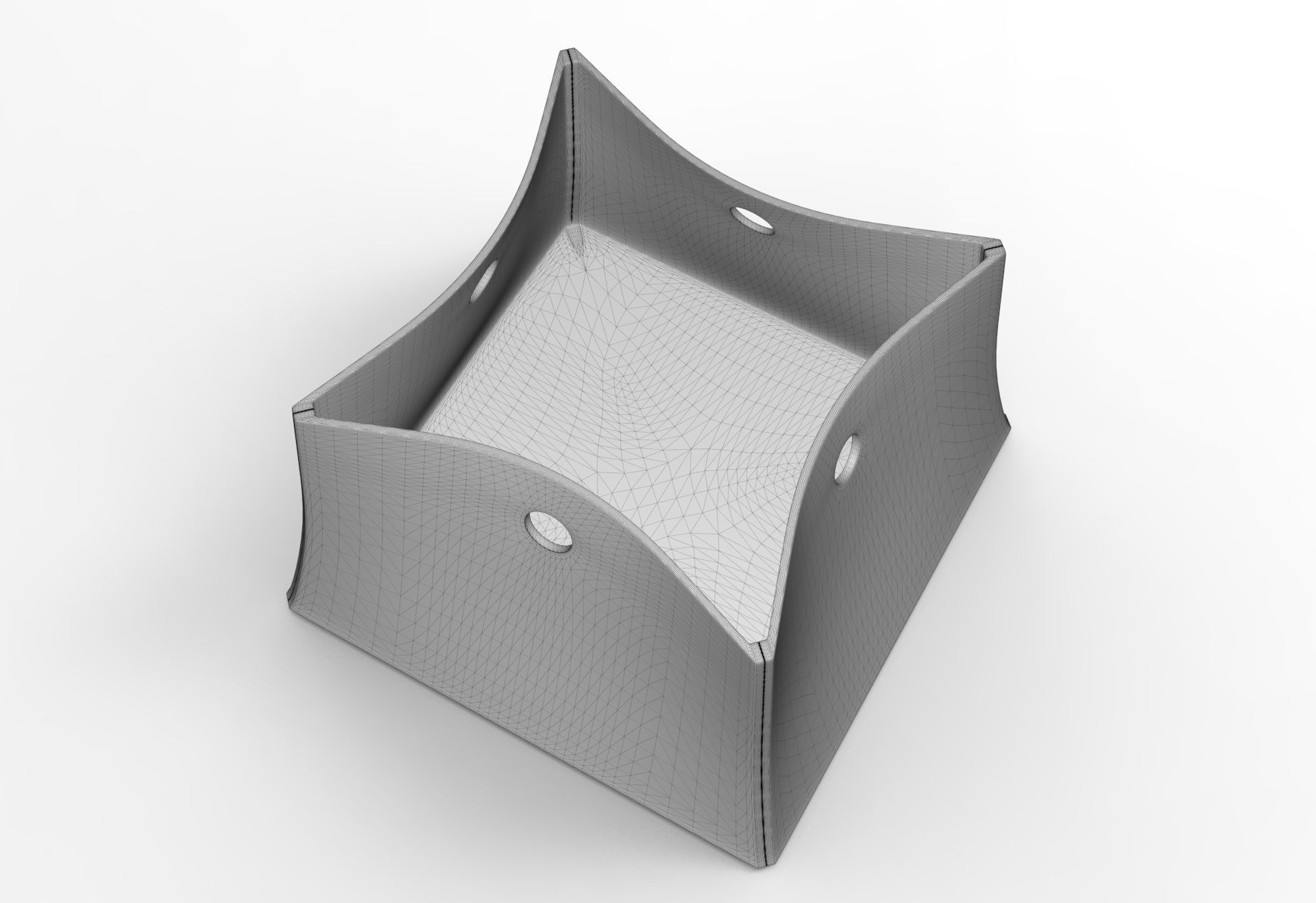 Big Box Low-poly 3D model_6