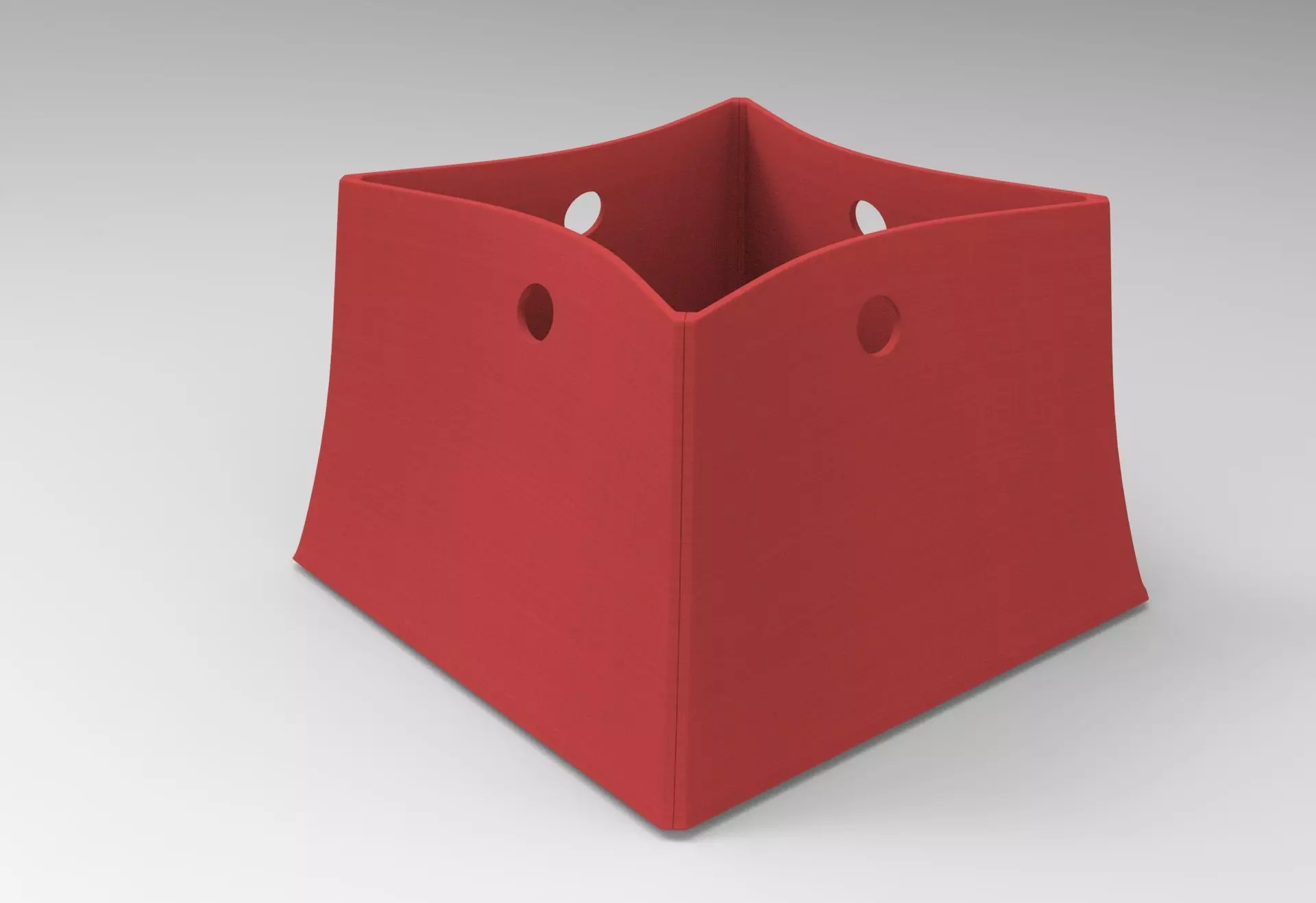 Big Box Low-poly 3D model_0