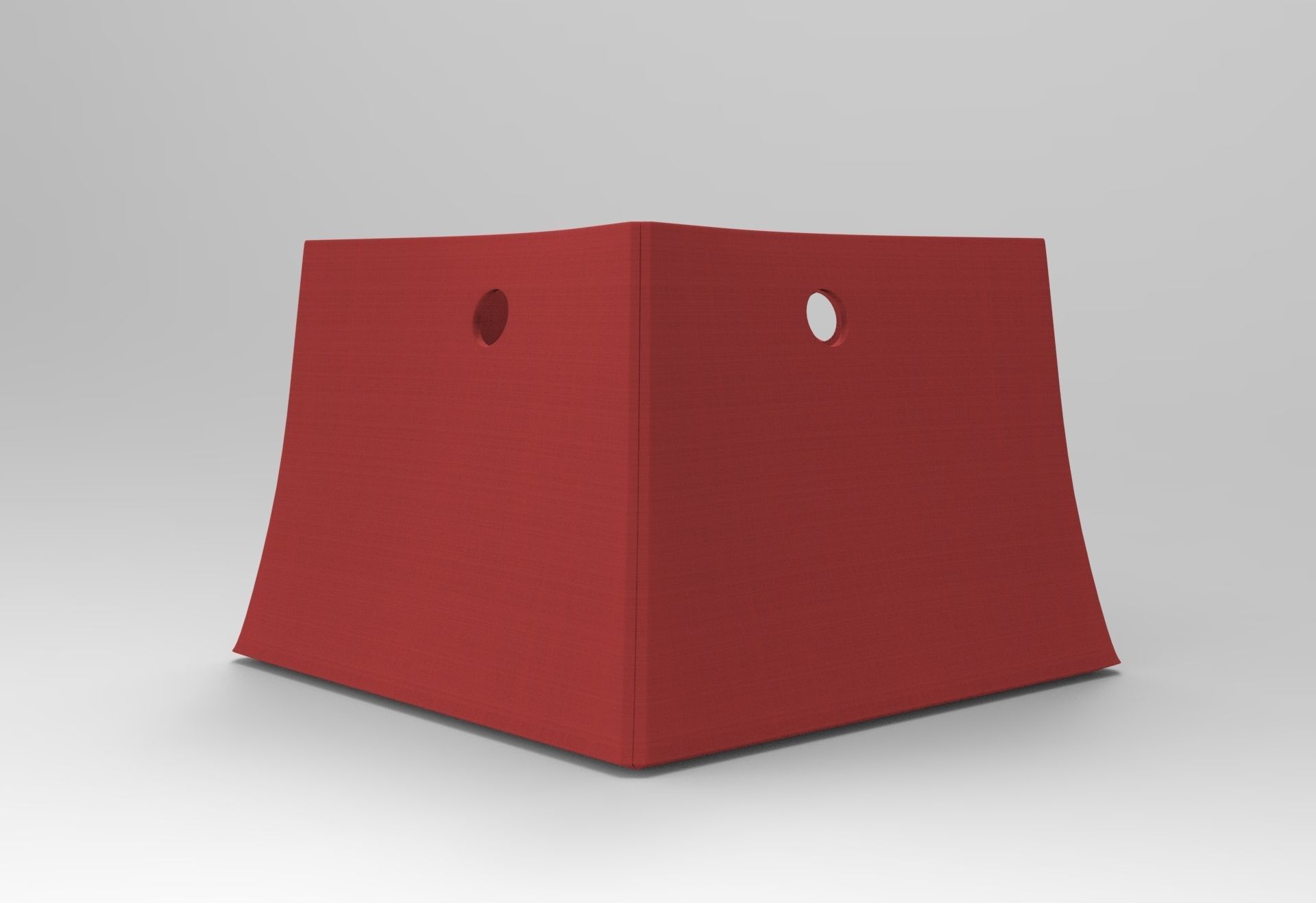 Big Box Low-poly 3D model_1