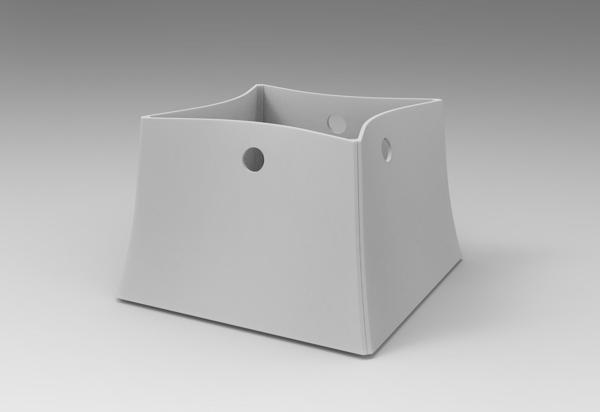 Big Box Low-poly 3D model_8
