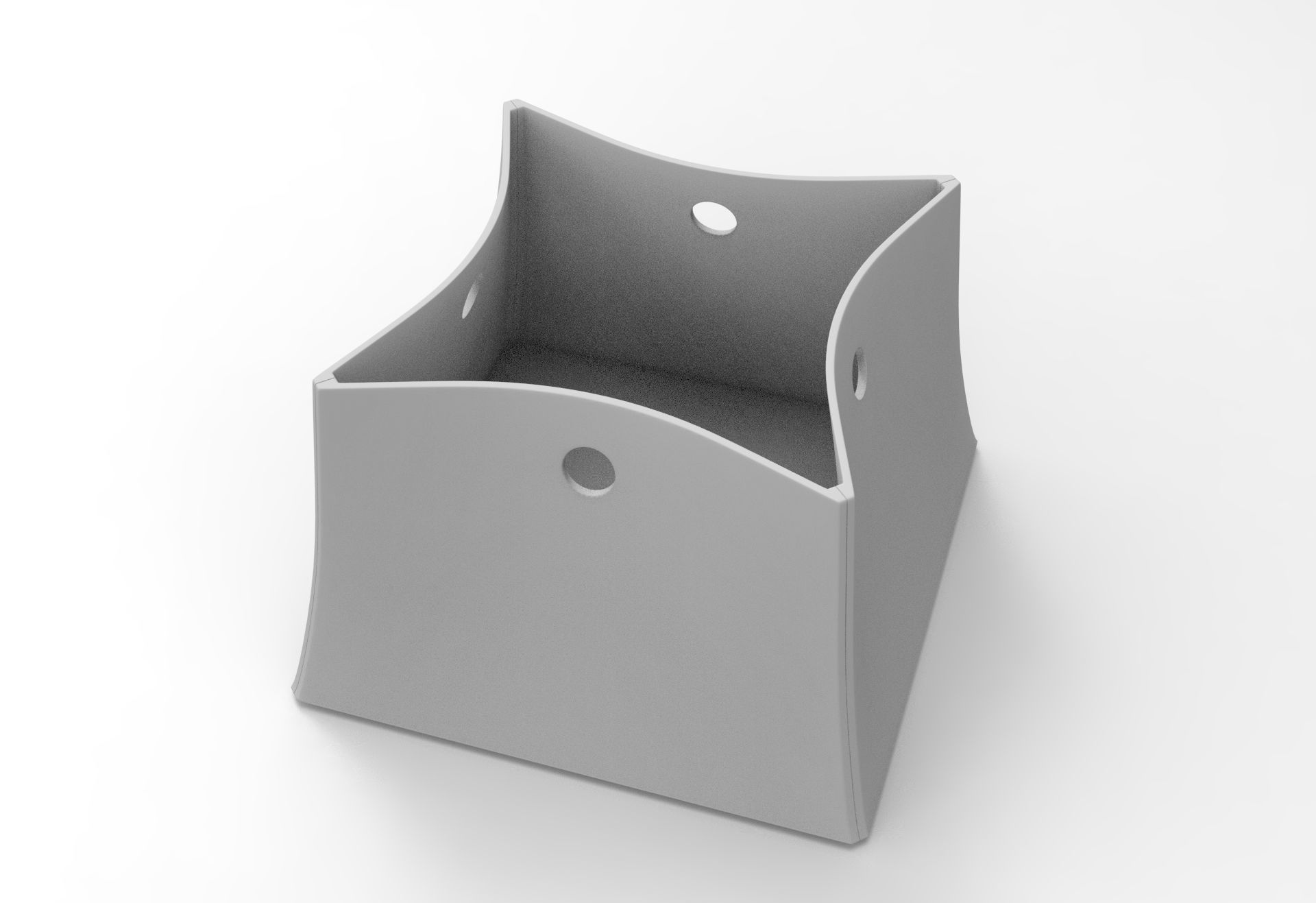 Big Box Low-poly 3D model_7