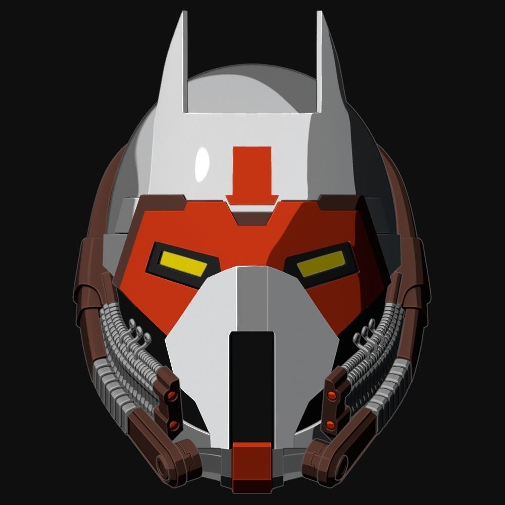 Helmet of Ochi of Bestoon from comics 3D print model_1