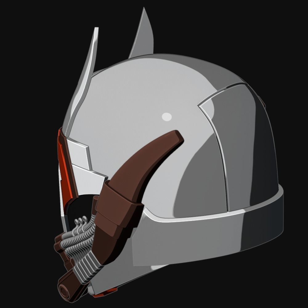 Helmet of Ochi of Bestoon from comics 3D print model_3