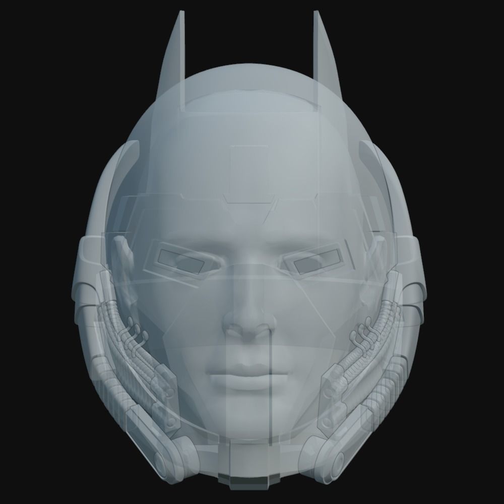 Helmet of Ochi of Bestoon from comics 3D print model_11