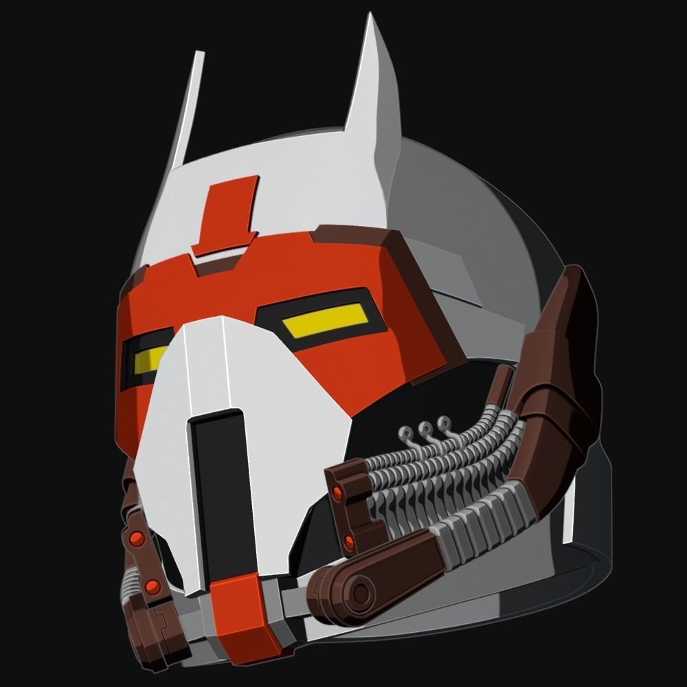 Helmet of Ochi of Bestoon from comics 3D print model_4