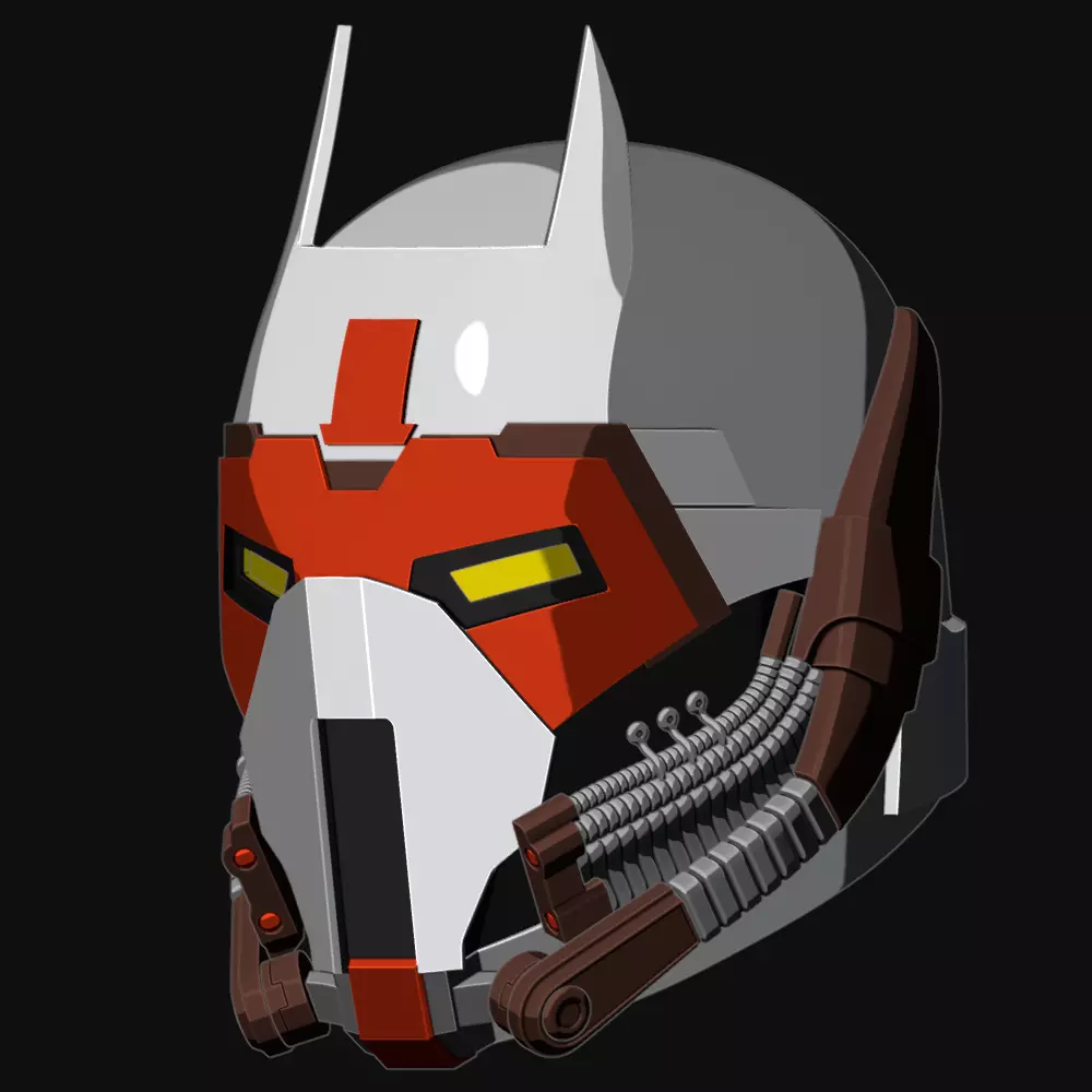 Helmet of Ochi of Bestoon from comics 3D print model_0