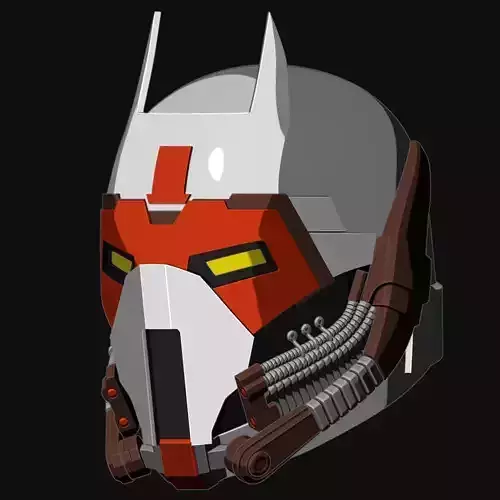 Helmet of Ochi of Bestoon from comics 3D print model