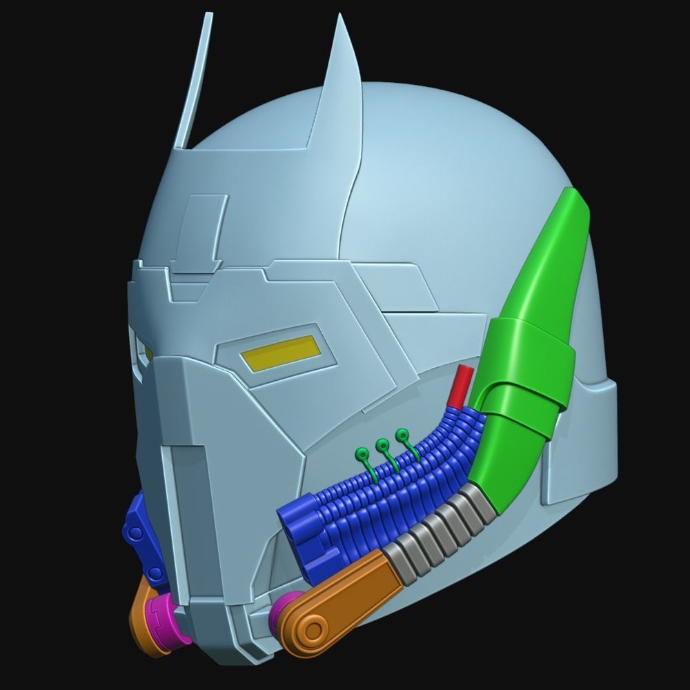Helmet of Ochi of Bestoon from comics 3D print model_14