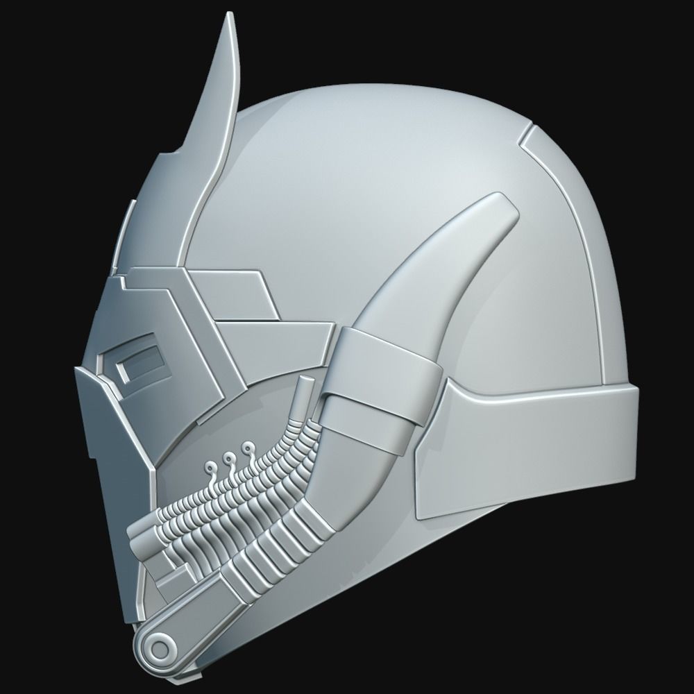 Helmet of Ochi of Bestoon from comics 3D print model_8