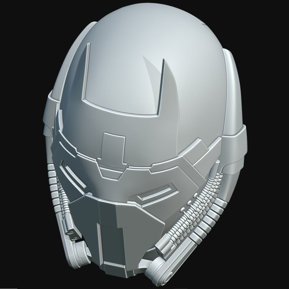 Helmet of Ochi of Bestoon from comics 3D print model_10