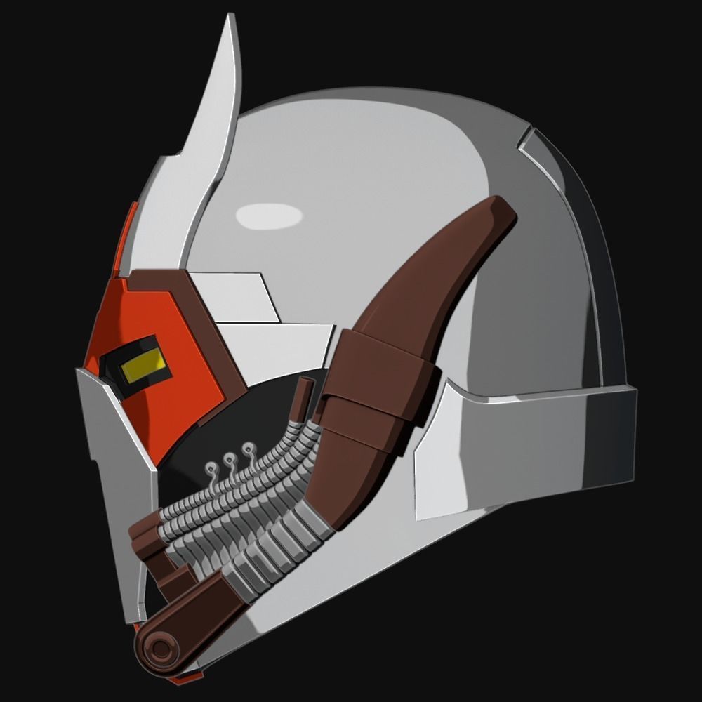 Helmet of Ochi of Bestoon from comics 3D print model_2