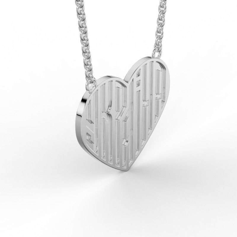 Pendant Ukraine 3D print model_8