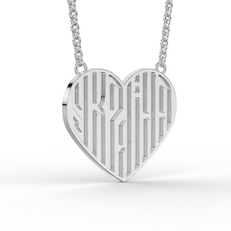 Pendant Ukraine 3D print model_4