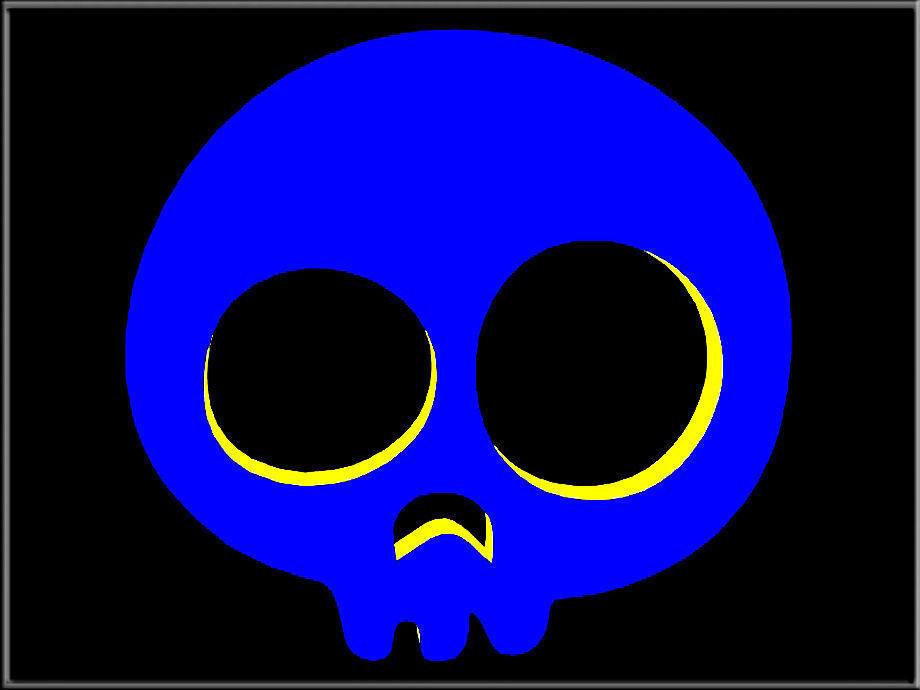 Halloween Skull 02 Low-poly 3D model_3