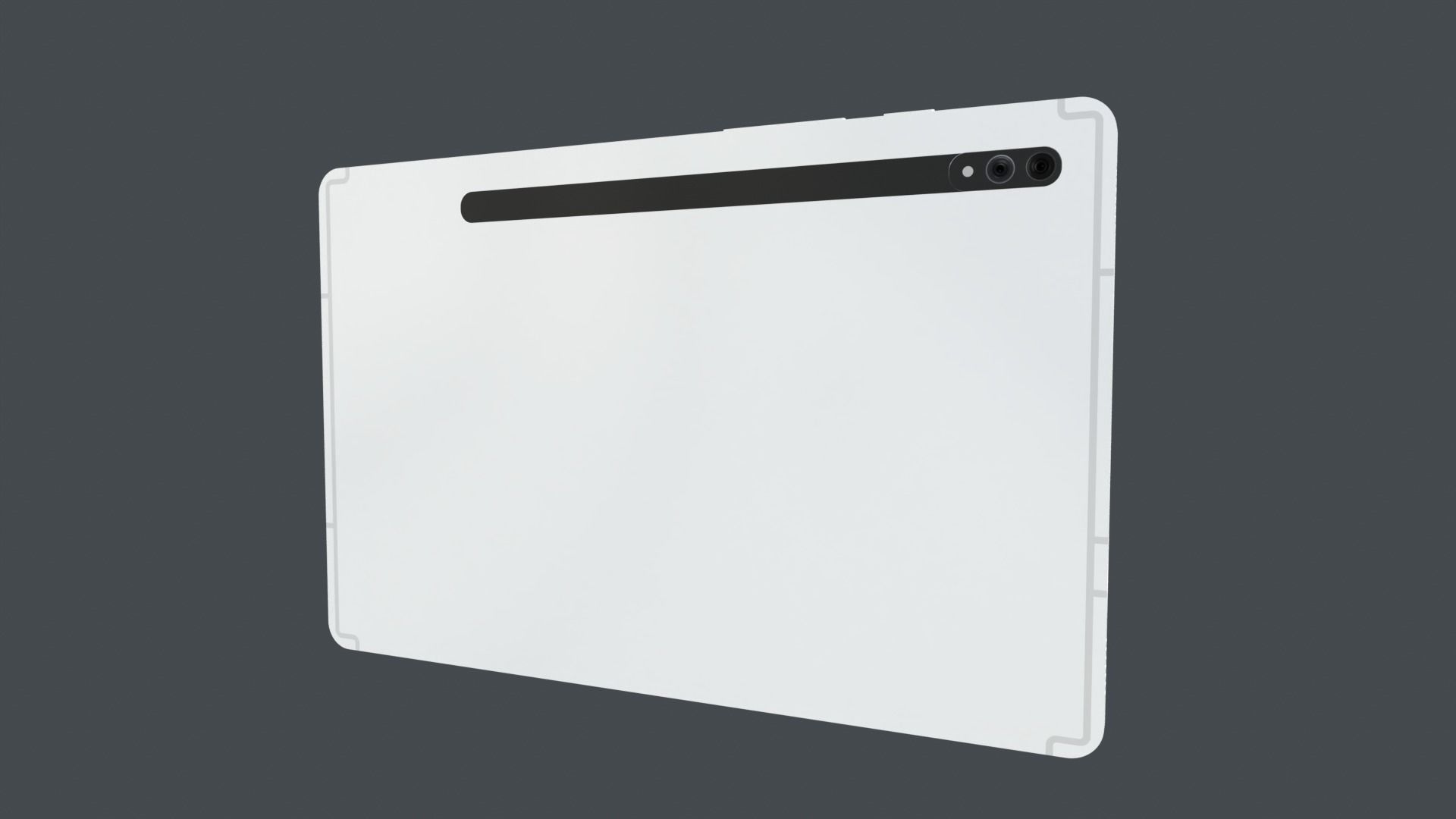 Andromeda Tablet Pc Low-poly 3D model_3