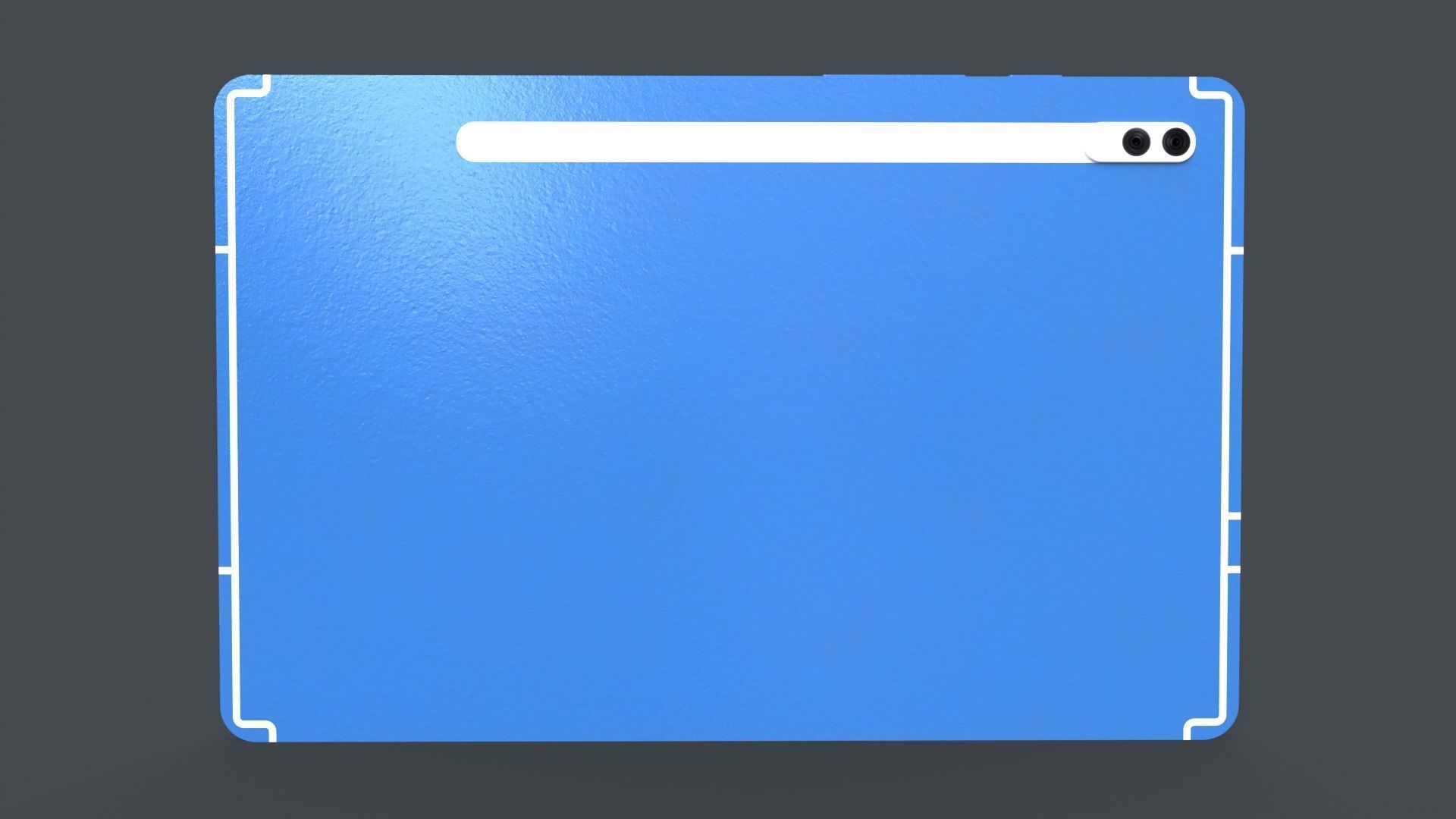 Andromeda Tablet Pc Low-poly 3D model_9