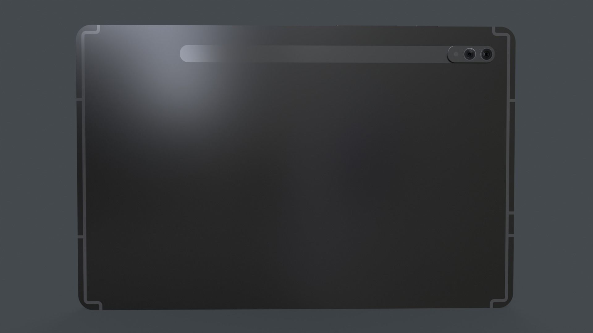 Andromeda Tablet Pc Low-poly 3D model_8