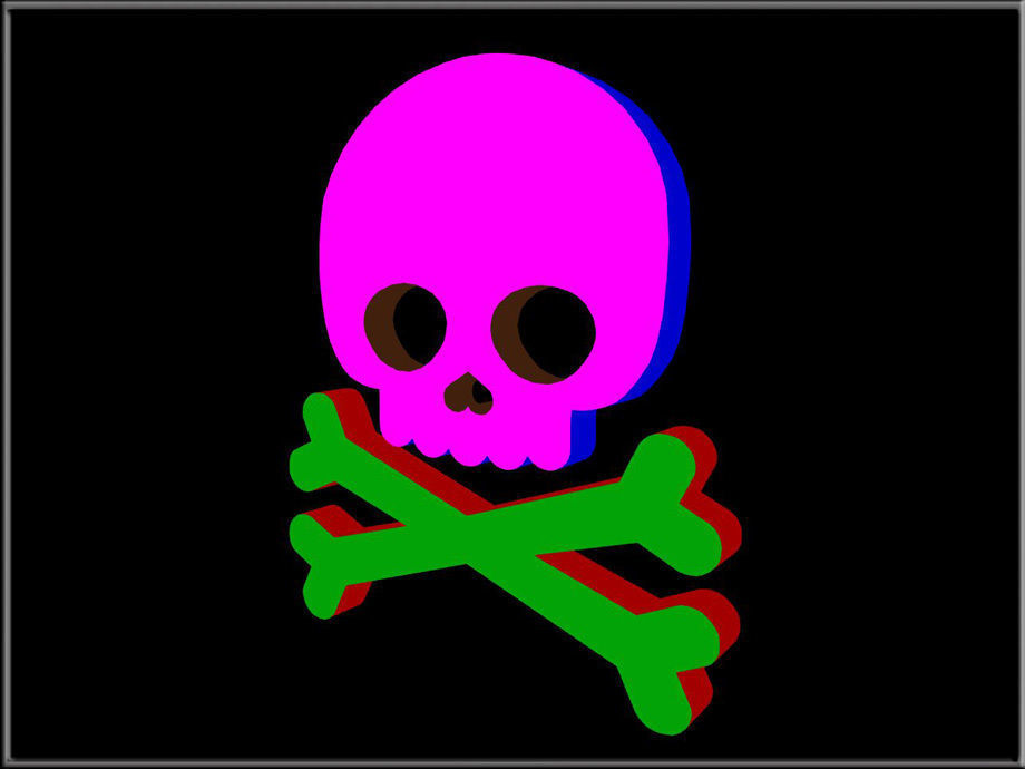 Halloween Skull 03 Low-poly 3D model_4