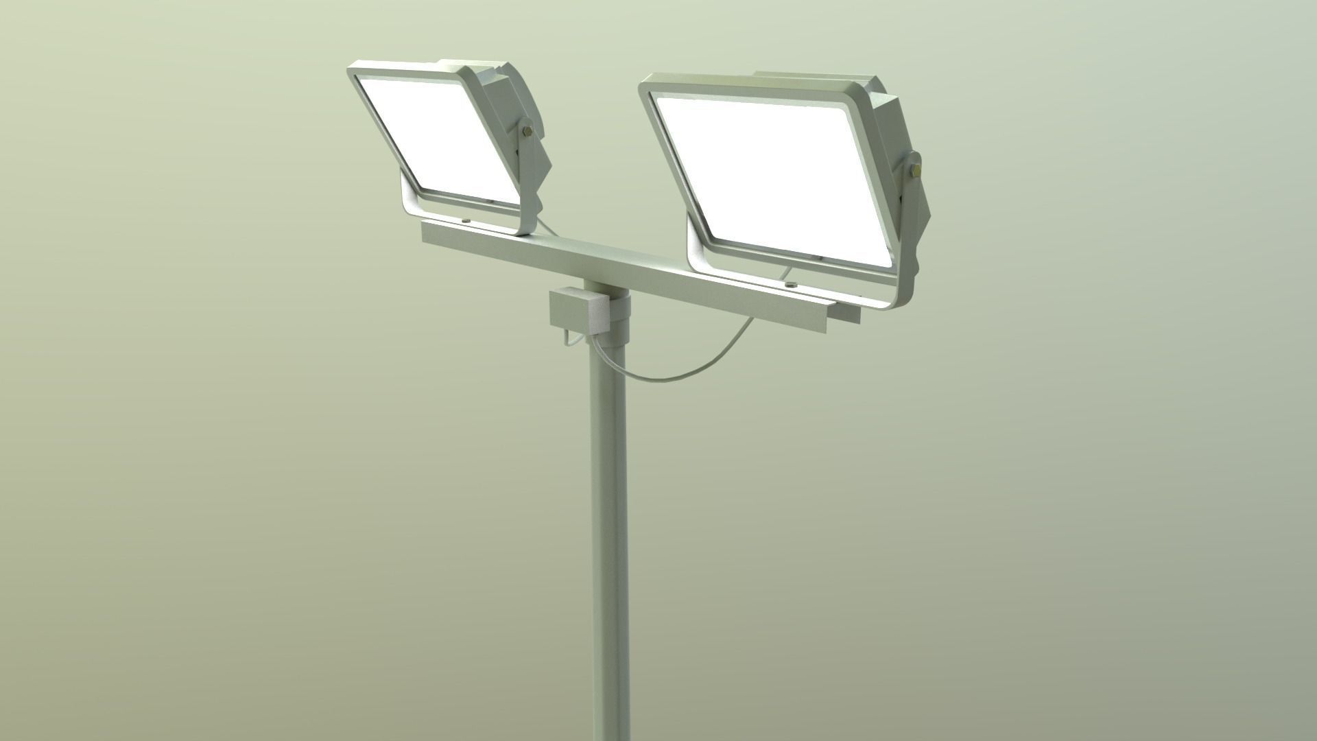 PBR Modular Outdoor Tennis Court Low-poly 3D model_97