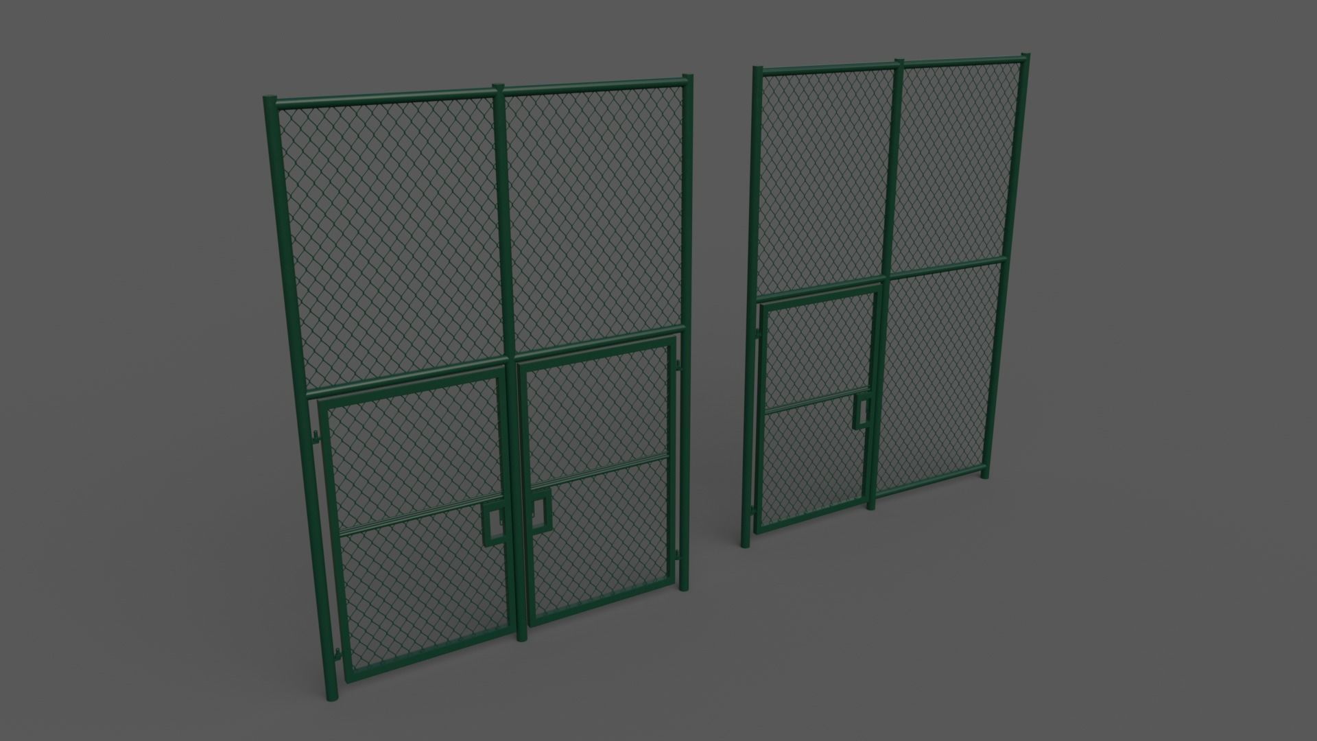 PBR Modular Outdoor Tennis Court Low-poly 3D model_59