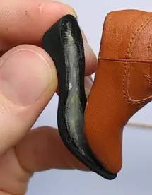 One6 Scale Leather Cowboy Boot Molding Kit 3D print model