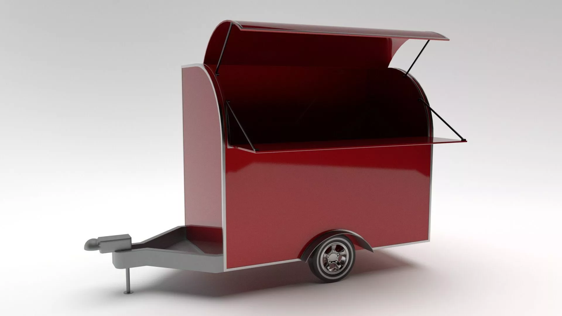 Mini Trailer Cart 3D model