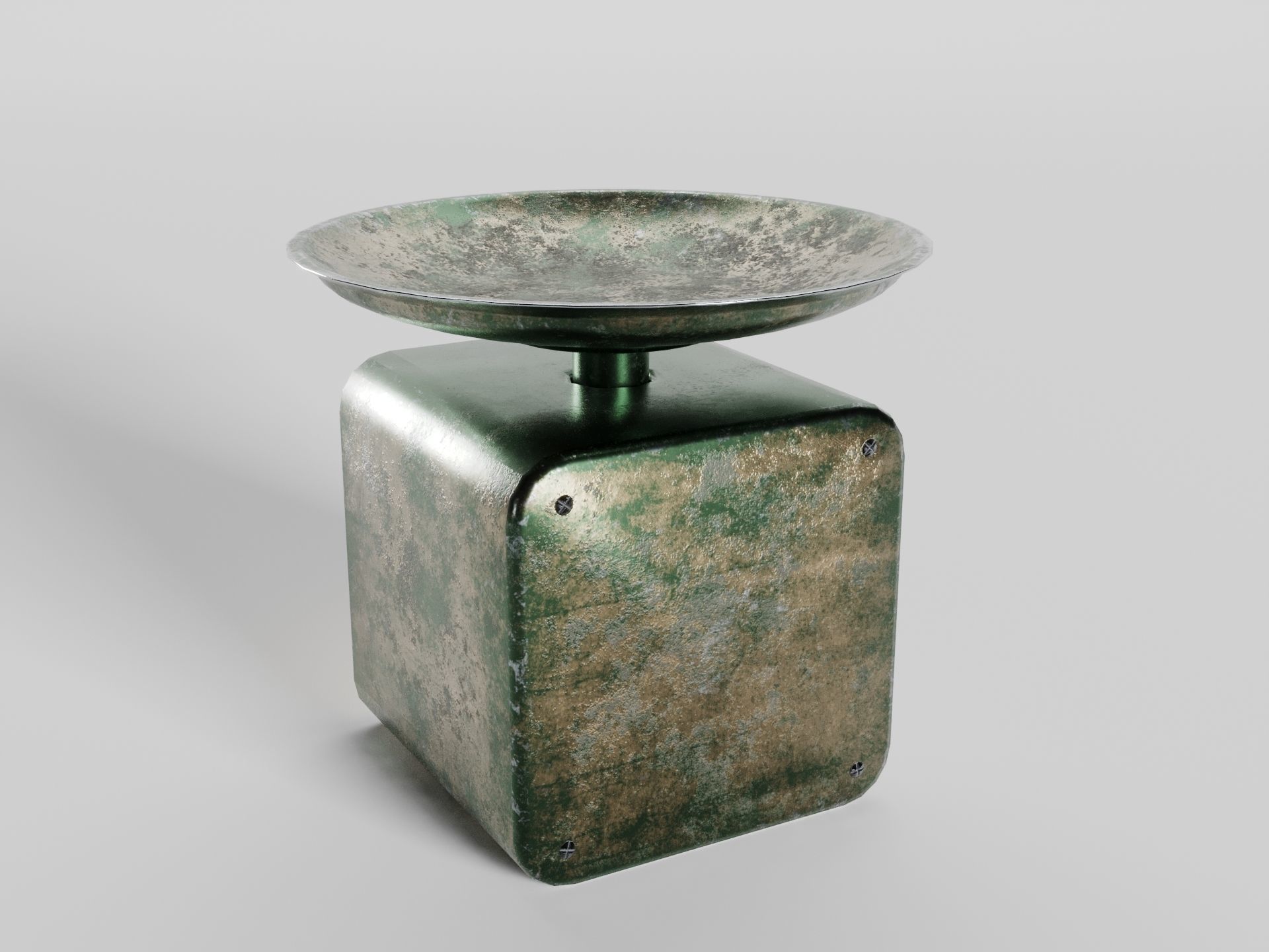 Old weight scale 3D model_3