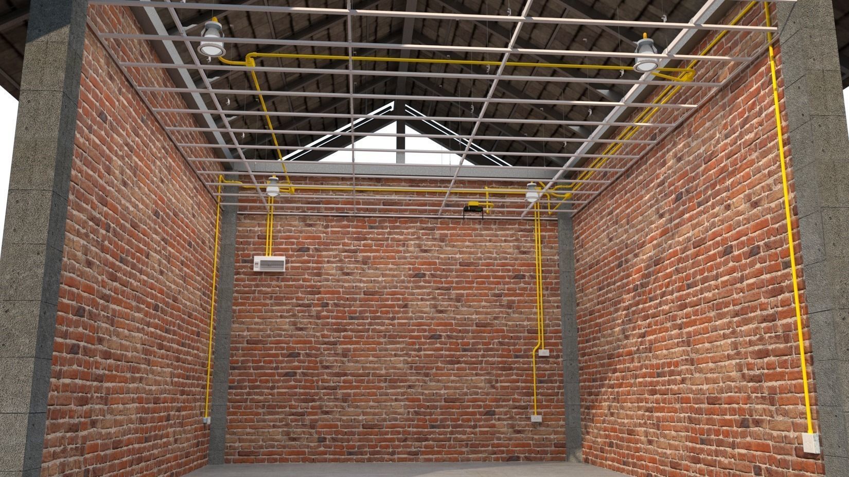 VBO PIPING PRO Collection ceiling and PVC EE 3D model_8