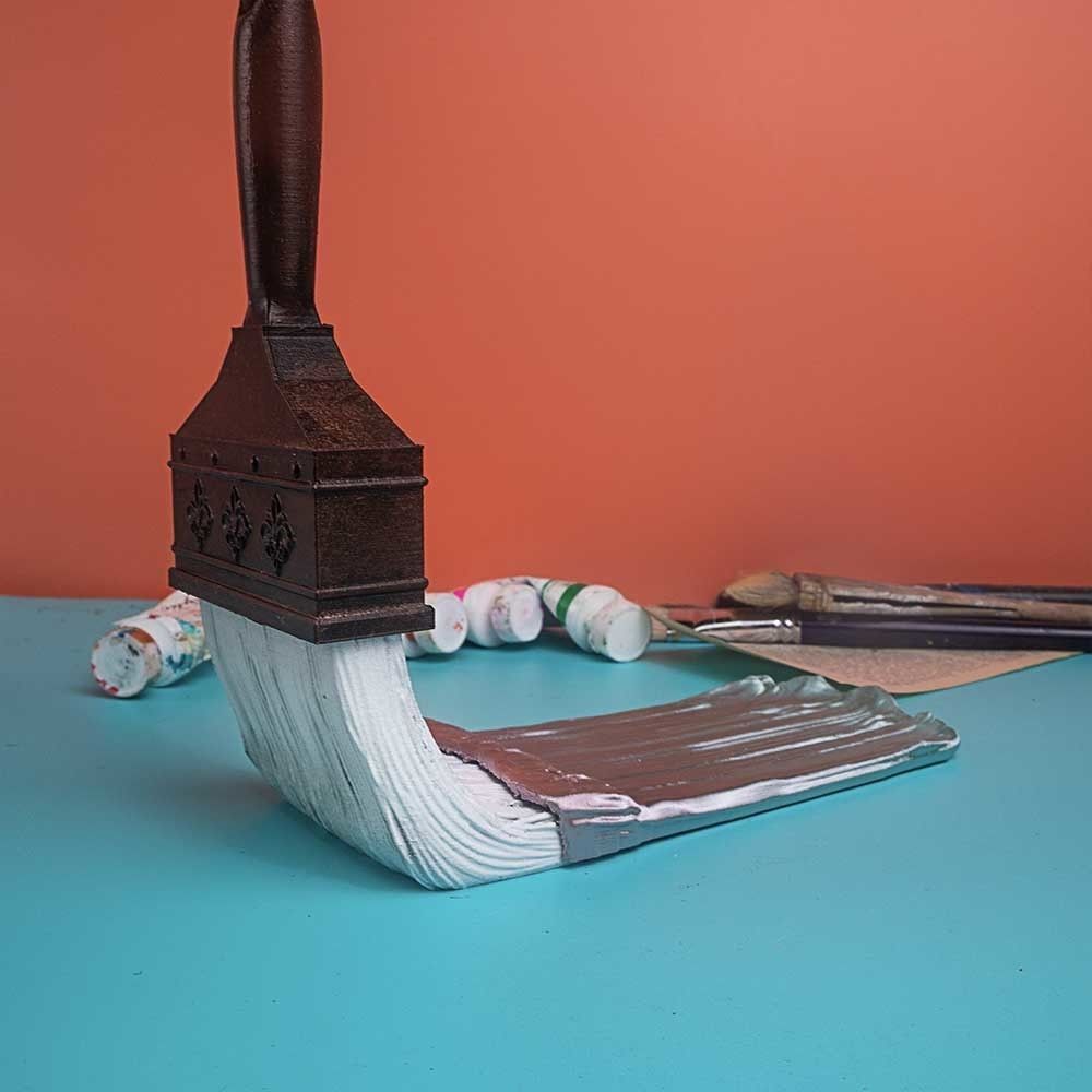 BRUSH WITH PAINT - 3d print stl 3D print model_3