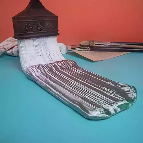 BRUSH WITH PAINT - 3d print stl 3D print model