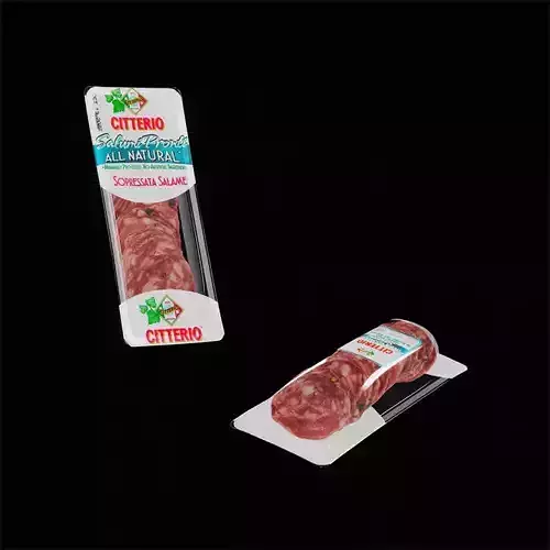 Sliced Salami 4 3D model