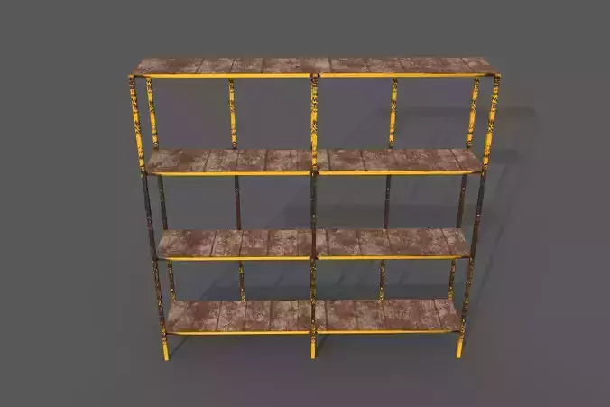 Rack Low poly With PBR Low-poly Low-poly 3D model