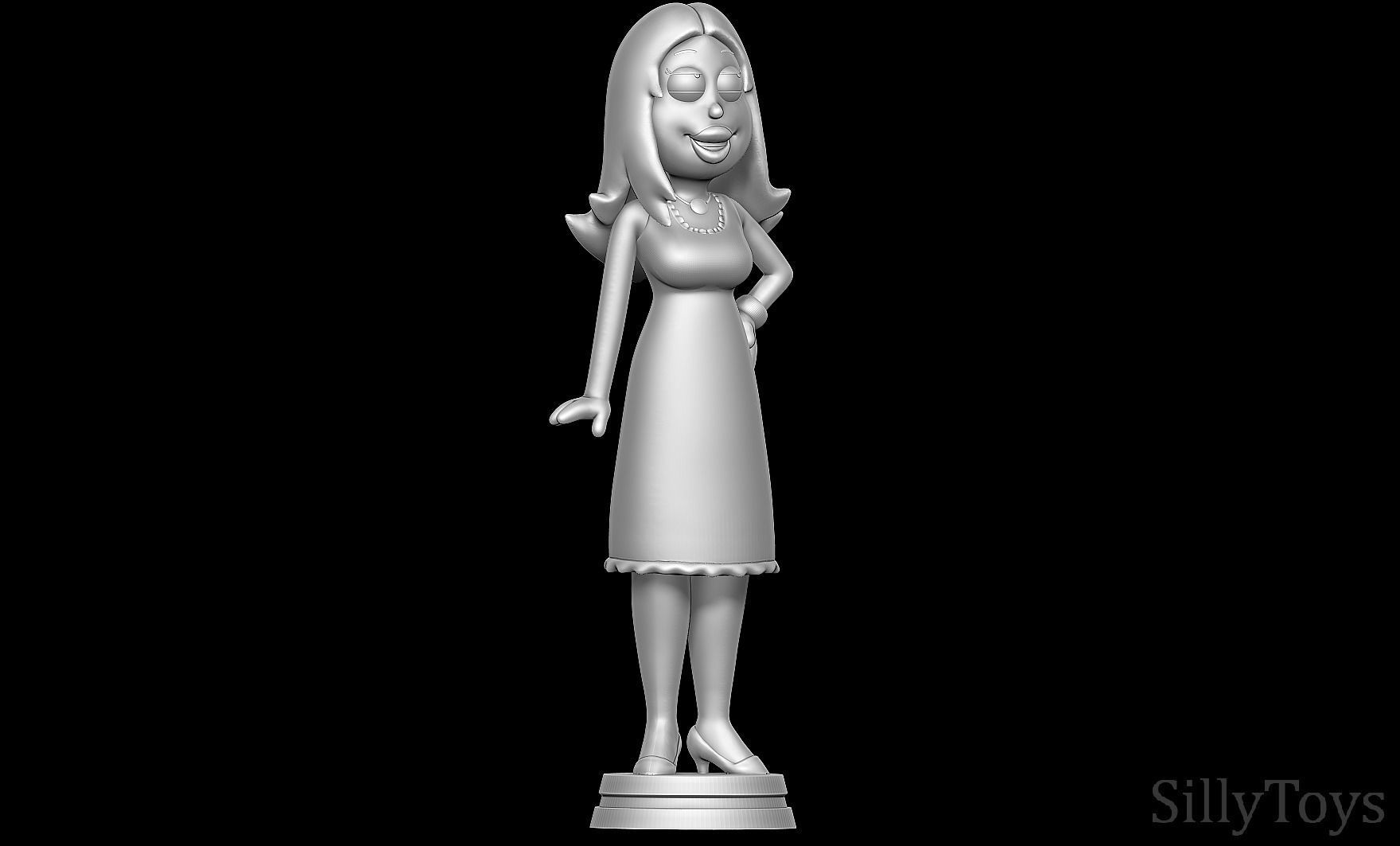 Francine Smith - American Dad  3D print model_6