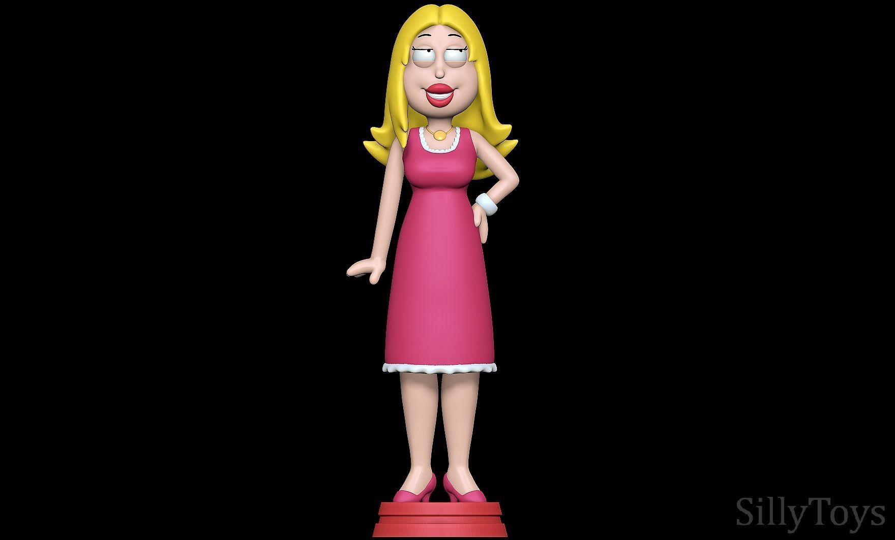 Francine Smith - American Dad  3D print model_1