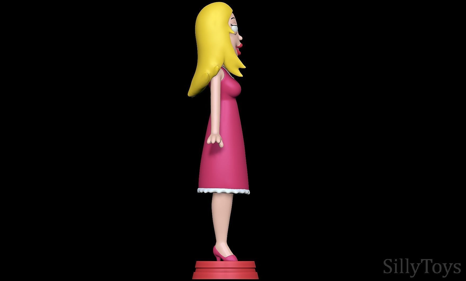 Francine Smith - American Dad  3D print model_4