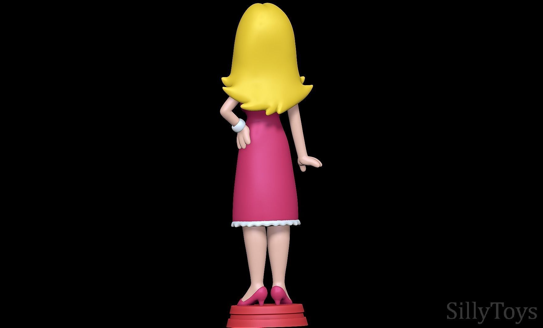 Francine Smith - American Dad  3D print model_3